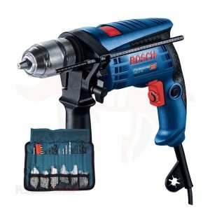 شنيور دقاق 13 مم 650 وات + 100 قطعة إكسسوار BOSCH موديل GSB 13 RE