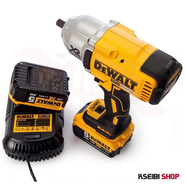 ⁦دريل بطارية 1/2 بوصة لقم وصواميل 18 فولت 5 أمبير DEWALT موديل DCF899P2⁩ - الصورة ⁦3⁩
