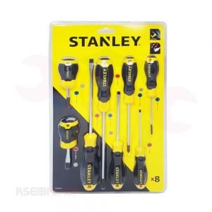 طقم مفكات دق 8 قطع STANLEY