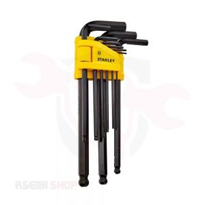 طقم مفاتيح آلن كي بلية 9 قطع STANLEY