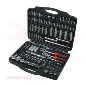 طقم لقم رباط 1/4 + 3/8 + 1/2 بوصة 150 قطعة SELTA تايواني موديل 45150