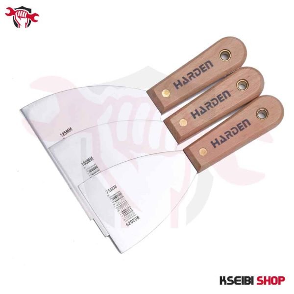 ⁦سكينة معجون صلب يد خشب 10 سم HARDEN موديل 620209⁩ - الصورة ⁦4⁩