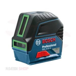 ميزان ليزر 2 خط + 2 نقطة 15 متر أخضر BOSCH موديل GCL 2-15 G