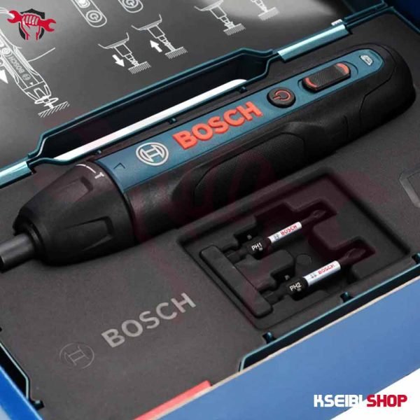 ⁦مفك بطارية 3.6 فولت + 2 قطعة إكسسوار BOSCH GO 2⁩ - الصورة ⁦5⁩