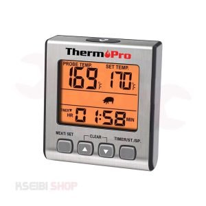 ترمومتر قياس حرارة بدخلين حساس ديجيتال ThermoPro أمريكي TP16S
