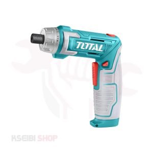 مفك بطارية 8 فولت + 17 قطعة TOTAL موديل TSDLI0802