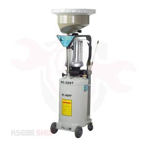 ماكينة شفط زيت 80 لتر + زجاجة + قمع APT موديل HC-3297