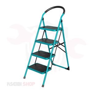 سلم حديد بمنصة وقوف 1.30 متر 4 درجة TOTAL موديل THLAD09041