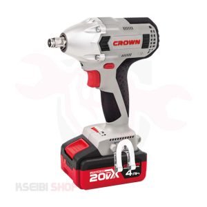 دريل بطارية 1/2 بوصة لقم وصواميل 20 فولت 2 أمبير 350 نيوتن CROWN موديل CT22046XS-4C2 TB